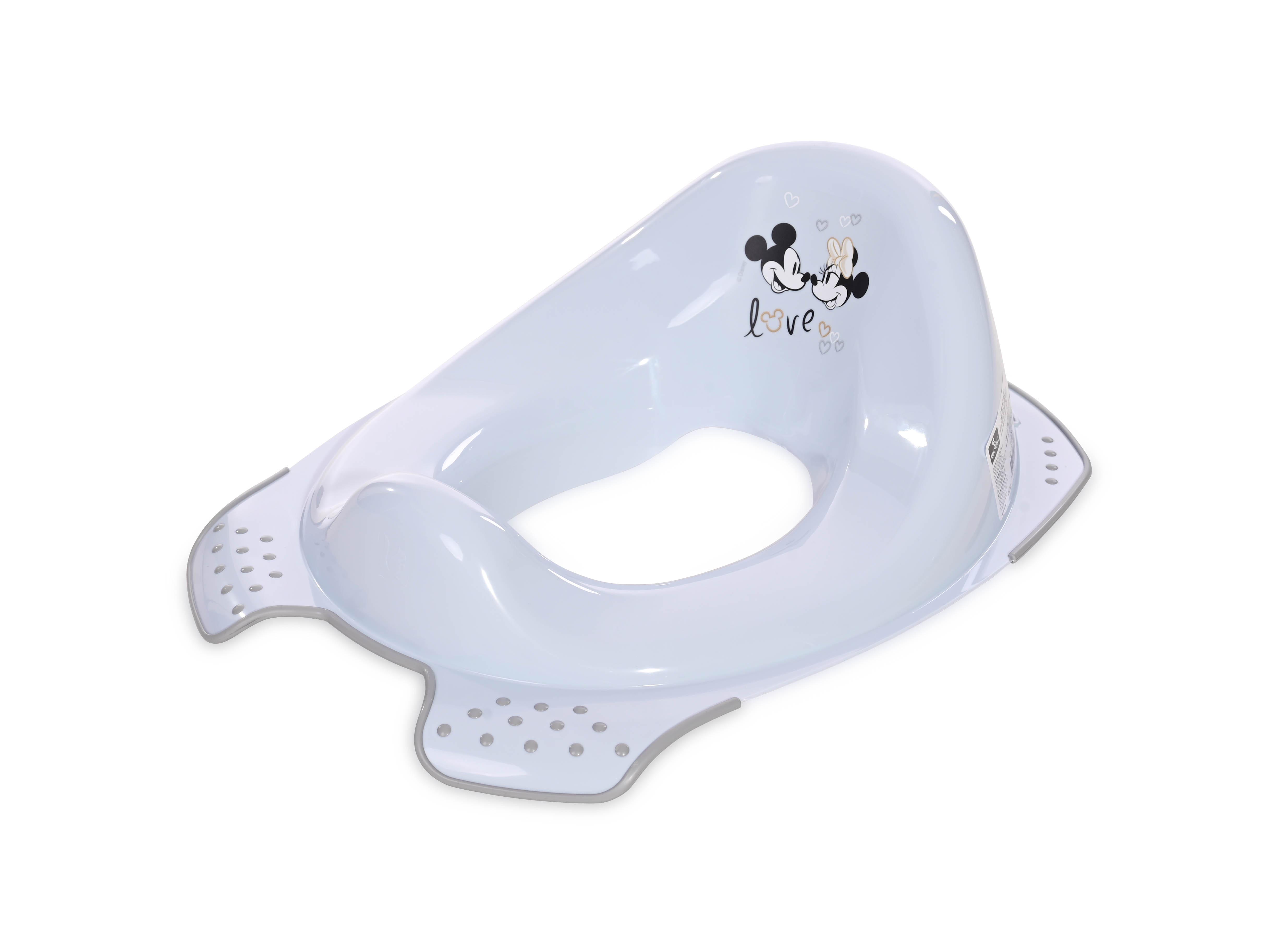 Reductoare WC - Reductor anatomic pentru toaleta DISNEY, Boy Love Light Blue, bebelorelli.ro