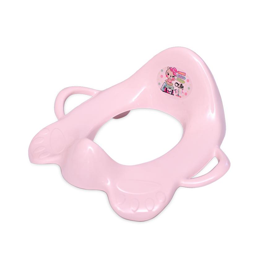 Reductoare WC - Reductor pentru toaleta, cu manere, Nordic Pink, bebelorelli.ro