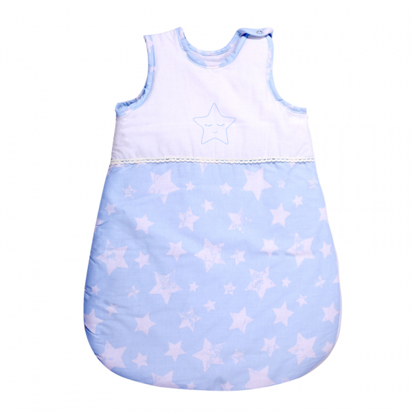 Lichidare de Stoc - Sac de dormit de iarna, 0-6 luni, Little Stars Blue, bebelorelli.ro
