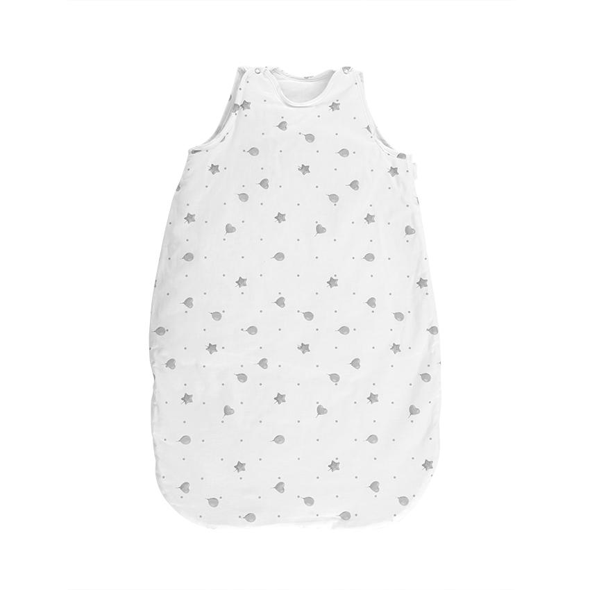 Sac de dormit bebe - Sac de dormit de iarna, 95 cm, bumbac ranforce, Grey Train, bebelorelli.ro