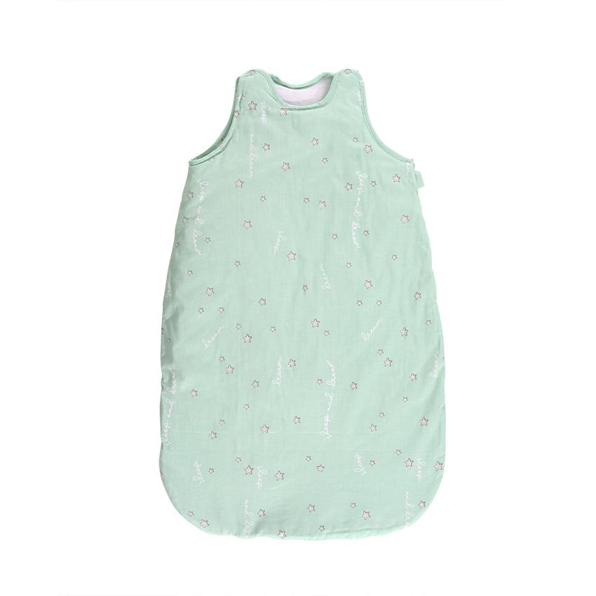 Sac de dormit bebe - Sac de dormit toamna/iarna, pentru copii cu inaltimea maxima de 85 cm, Green Sleep&Dream, bebelorelli.ro