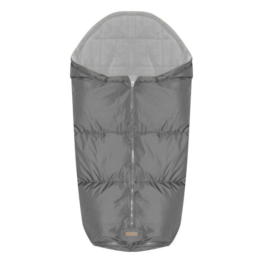 Accesorii carucioare - Sac termic de iarna pentru carucior, impermeabil, captuseala polar fleece, Grey, bebelorelli.ro