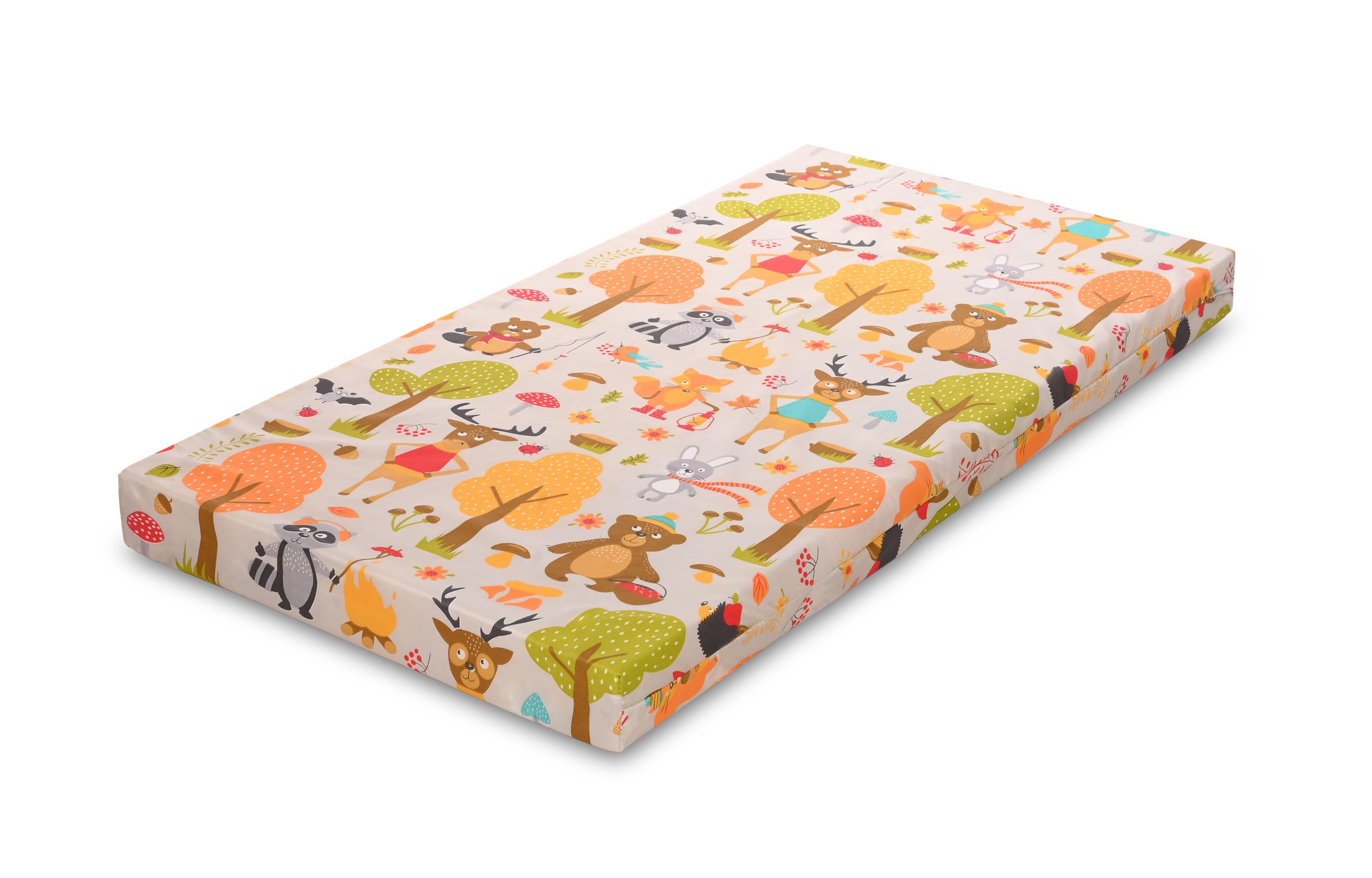 Saltele paturi copii - Saltea CLASSIC din spuma 60/120/9 cm, Forest Gri, bebelorelli.ro