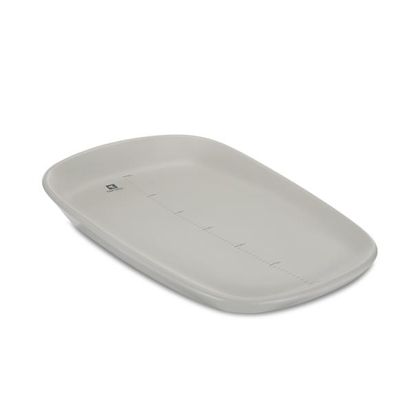 Saltele de infasat - Saltea de infasat din spuma poliuretanica moale, Lulu, suprafata gradata, antialunecare, impermeabila, 43 x 10 x 68 cm, Grey, bebelorelli.ro