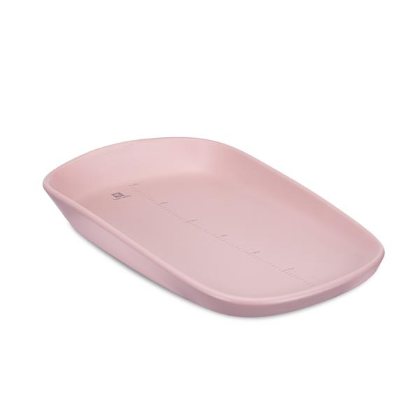 Saltea de infasat din spuma poliuretanica moale, Lulu, suprafata gradata, antialunecare, impermeabila, 43 x 10 x 68 cm, Pink