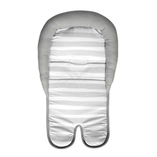 Lichidare de Stoc - Saltea pentru scaun auto, Grey Striped, bebelorelli.ro