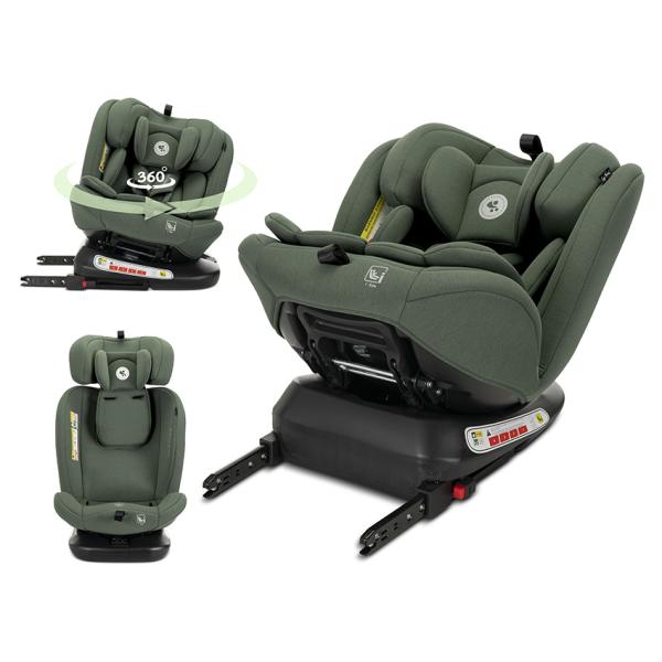 i-Size - Scaun auto Capella, Isofix, i-Size, rotativ 360 grade, 0 Luni-12 Ani, 40-150 cm, Green, bebelorelli.ro