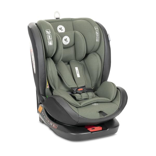 i-Size - Scaun auto pentru copii, Ares, i-Size, Isofix, anti rebound bar, rotativ, 40-150 cm, 0 luni-12 ani, Green, bebelorelli.ro