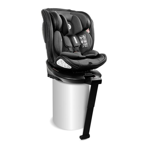 Grupa 40-150 cm / 0 luni - 12 ani - Scaun auto pentru copii, Estate, i-Size, Isofix, baza rotativa, picior de sprijin, 0 Luni-12 Ani, 40-150 cm, Grey, bebelorelli.ro