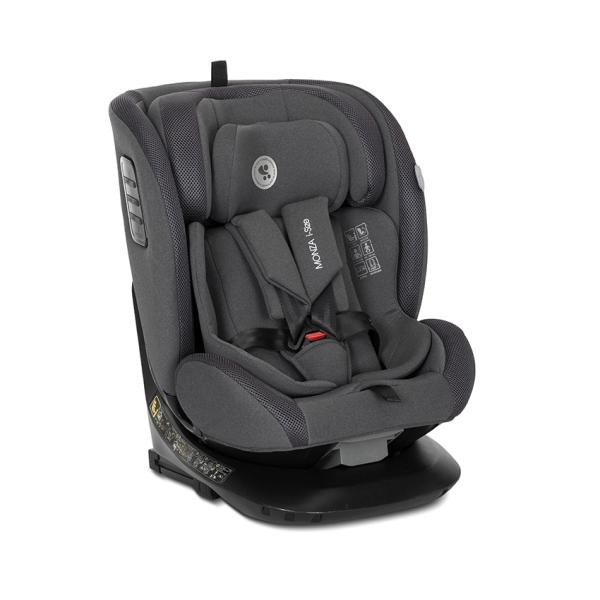 i-Size - Scaun auto pentru copii, Monza, i-Size, Isofix, rotativ, anti rebound bar, rotativ, 40-150 cm,  Grey, bebelorelli.ro