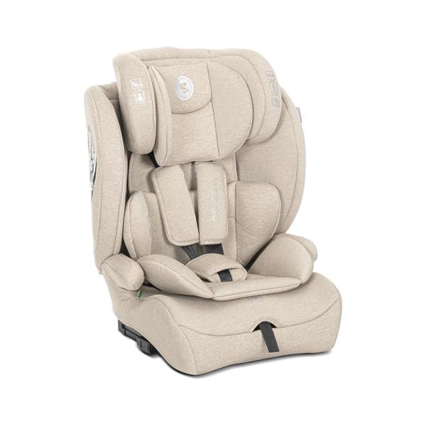 i-Size - Scaun auto pentru copii, Rio, Isofix, 76-150 cm, 15 Luni-12 Ani, tetiera reglabila prin mecanism, Beige new, bebelorelli.ro