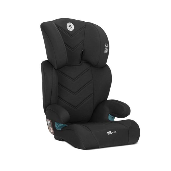 i-Size - Scaun auto pentru copii, Speed, i-Size, poate fi folosit ca inaltator auto, 3-12 Ani, 100-150 cm, Black, bebelorelli.ro