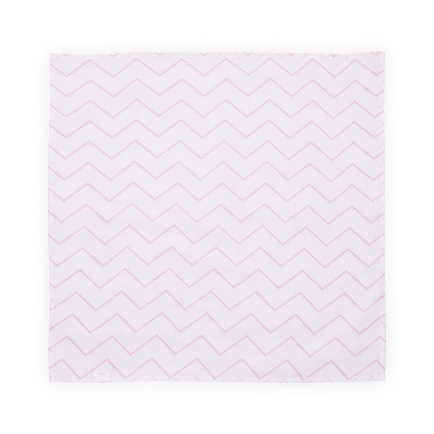Perne si paturici - Scutec pled muselina, 80x80 cm, Pink Lines, bebelorelli.ro