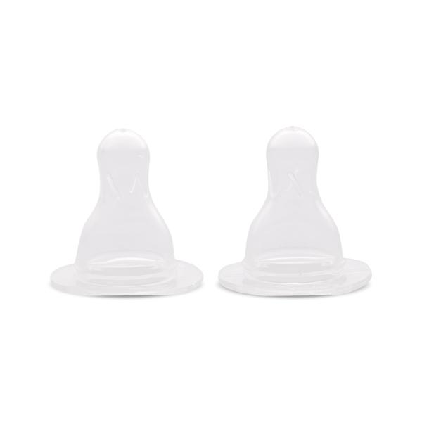Set 2 tetine silicon s,  debit lent, 0 luni+ LORELLI