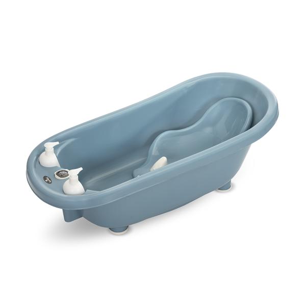 Cadite si suporturi cadite - Set cada 88 cm cu termometru, reductor si accesorii, Nordic Blue, bebelorelli.ro