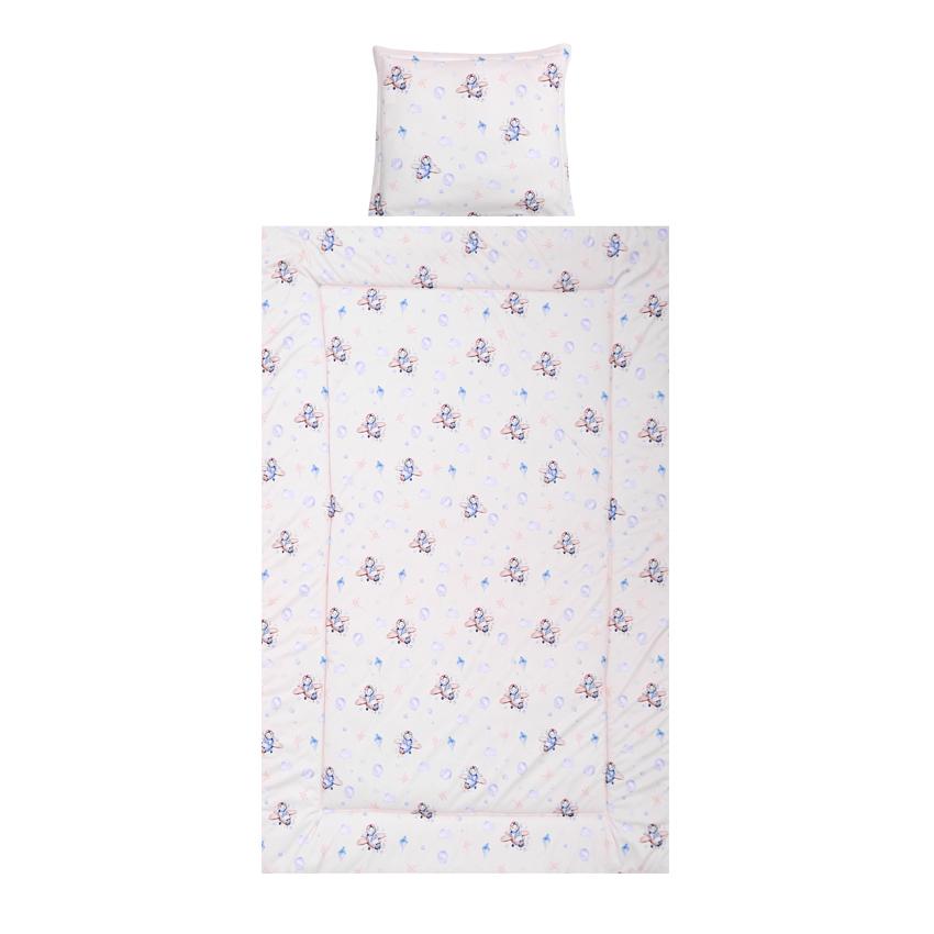 Set lenjerie pat 3 piese, bumbac ranforce, cosy, aeroplane blue LORELLI