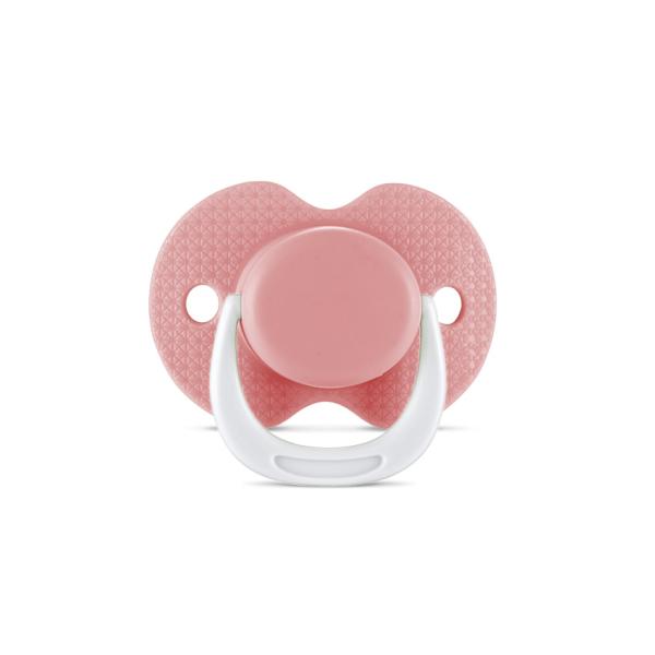 Suzete - Suzeta cu capac, silicon moale, 0 luni+, Shell Pink, bebelorelli.ro