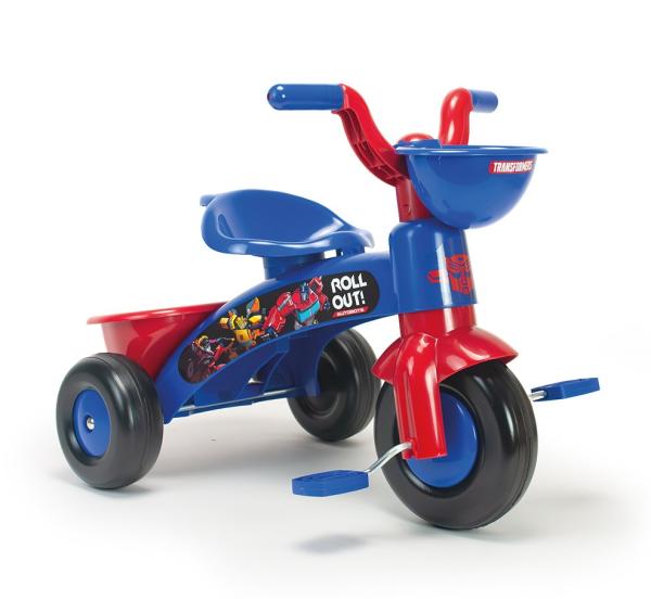 Triciclete - Tricicleta cu pedale pentru copii, Injusa, Transformers, 62 x 42 x 46 cm, max. 25 kg, 1-3 ani, bebelorelli.ro