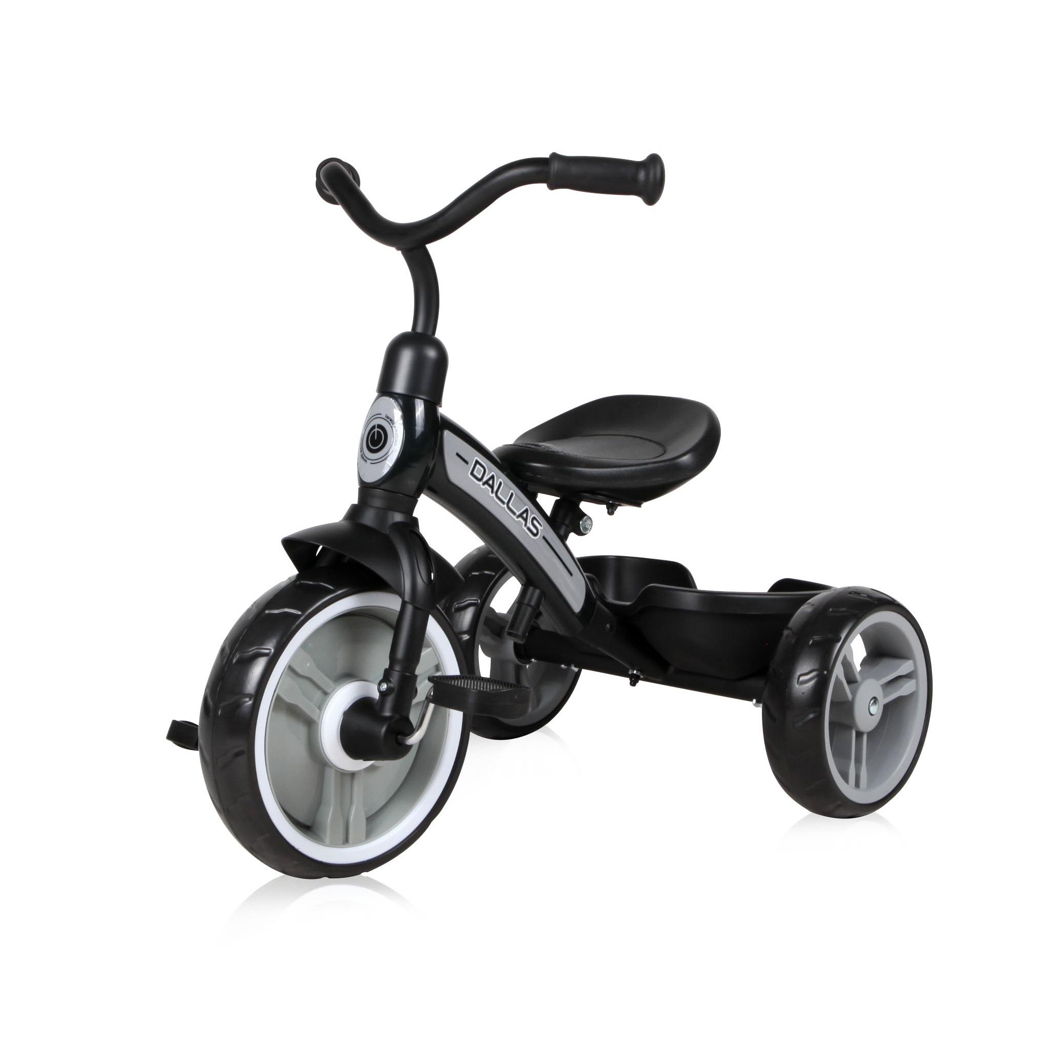 Triciclete - Tricicleta pentru copii, Dallas, Black, bebelorelli.ro