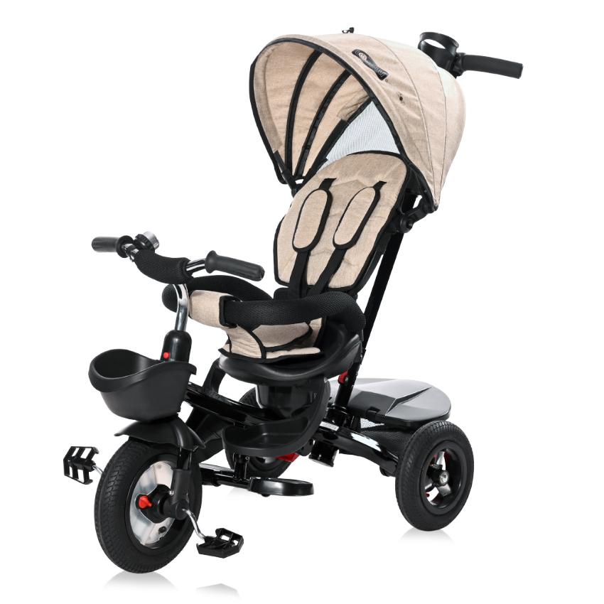 Triciclete - Tricicleta pentru copii, Zippy Air, control parental, 12-36 luni, Pearl, bebelorelli.ro