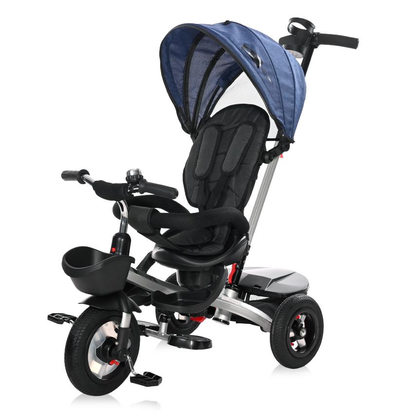 Triciclete - Tricicleta pentru copii, Zippy Air, control parental, 12-36 luni, Sappihre, bebelorelli.ro