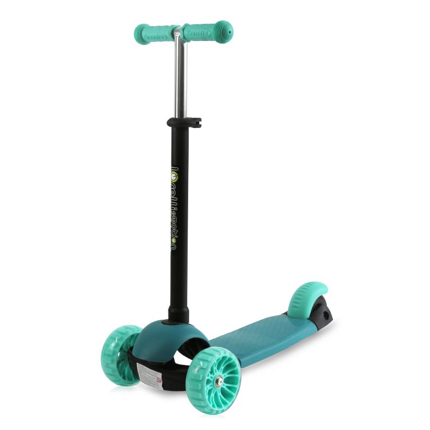 Trotineta reglabila pentru coopii, draxter, 3 ani+, mint green LORELLI