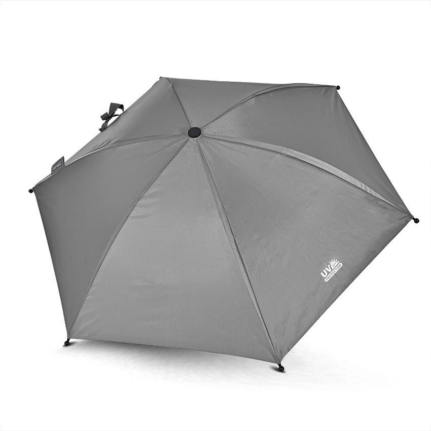 Accesorii carucioare - Umbrela pentru carucior Shady, cu protectie UV, brat flexibil, Gri, bebelorelli.ro