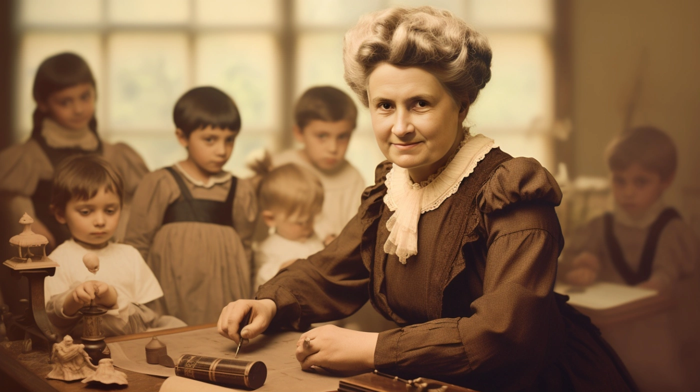 Maria Montessori si Casa copiilor