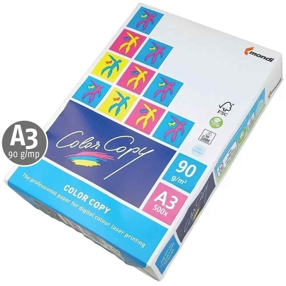 hartie copiator a4 80g/mp 500 coli/top Carton a3 alb, 90g, 500 coli/top, color copy