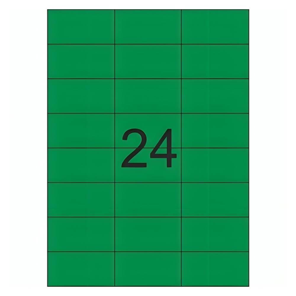 etichete 58x43 Etichete 24/a4 verde, 100coli/top ev