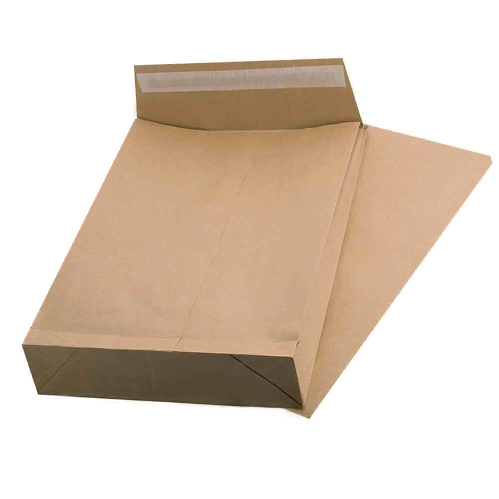 cafea plic Plic b4 kraft siliconic, 250x353x100mm, cu burduf