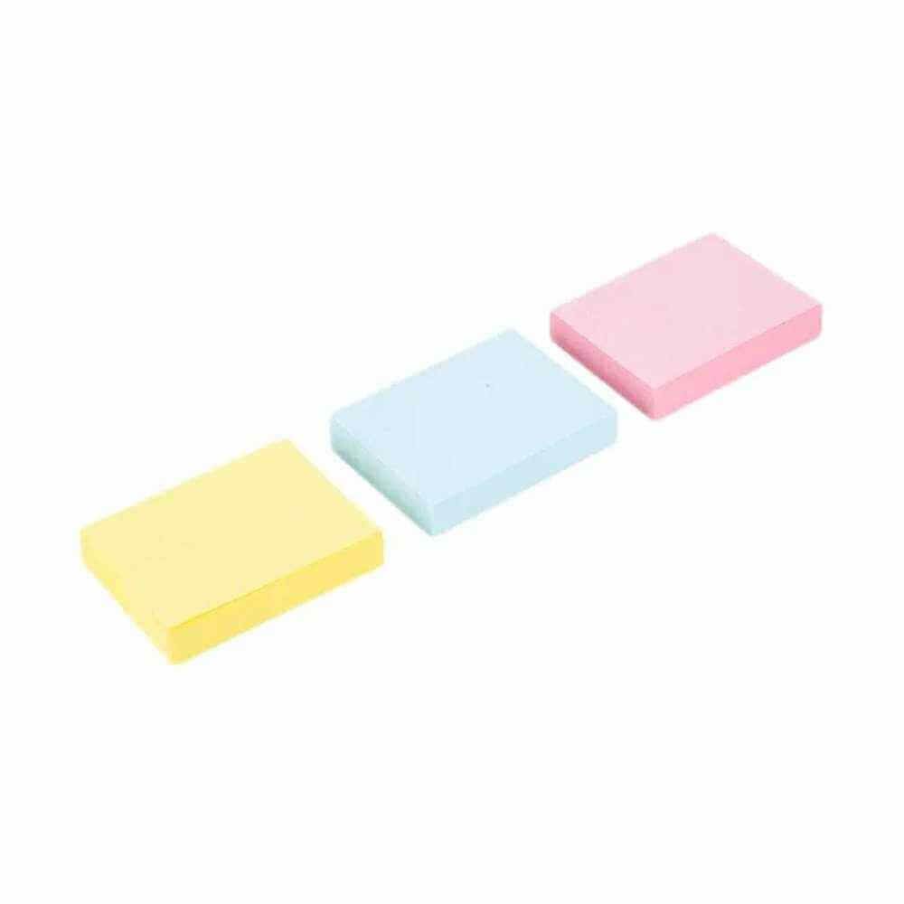 vertical file holders Notite adezive 38x51mm, 3cul pale/set