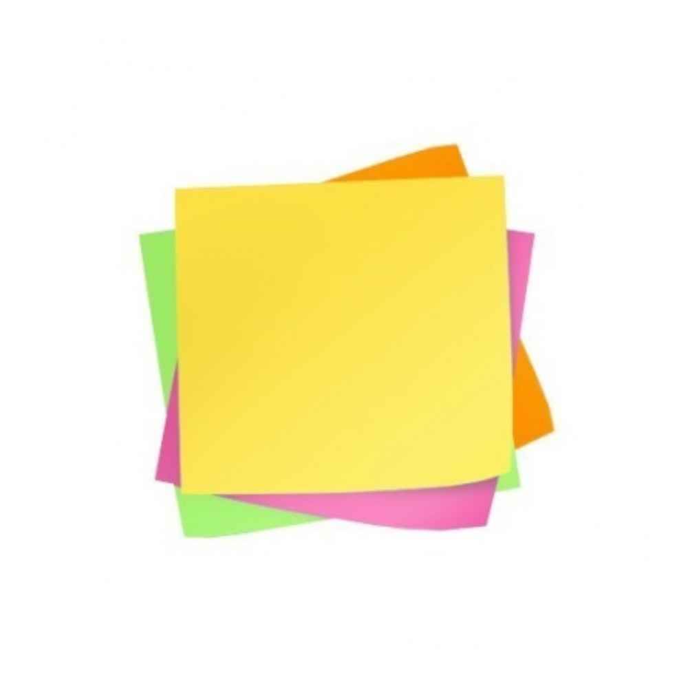 vertical file holders Notite adezive kores, 50x50mm, 400file, neon krs48460