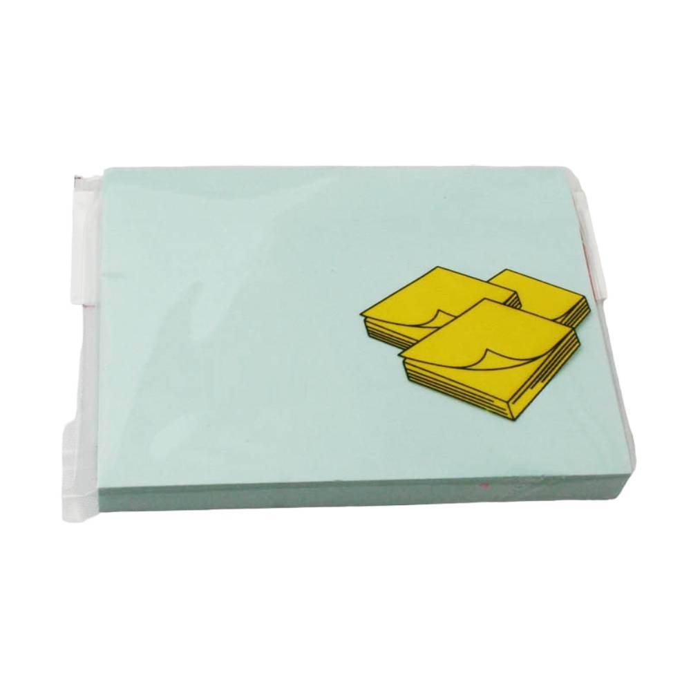 Notes & Cuburi hartie - Notite adezive 76x125/127mm, albastru pal CN, 100 file, depozituldns.ro