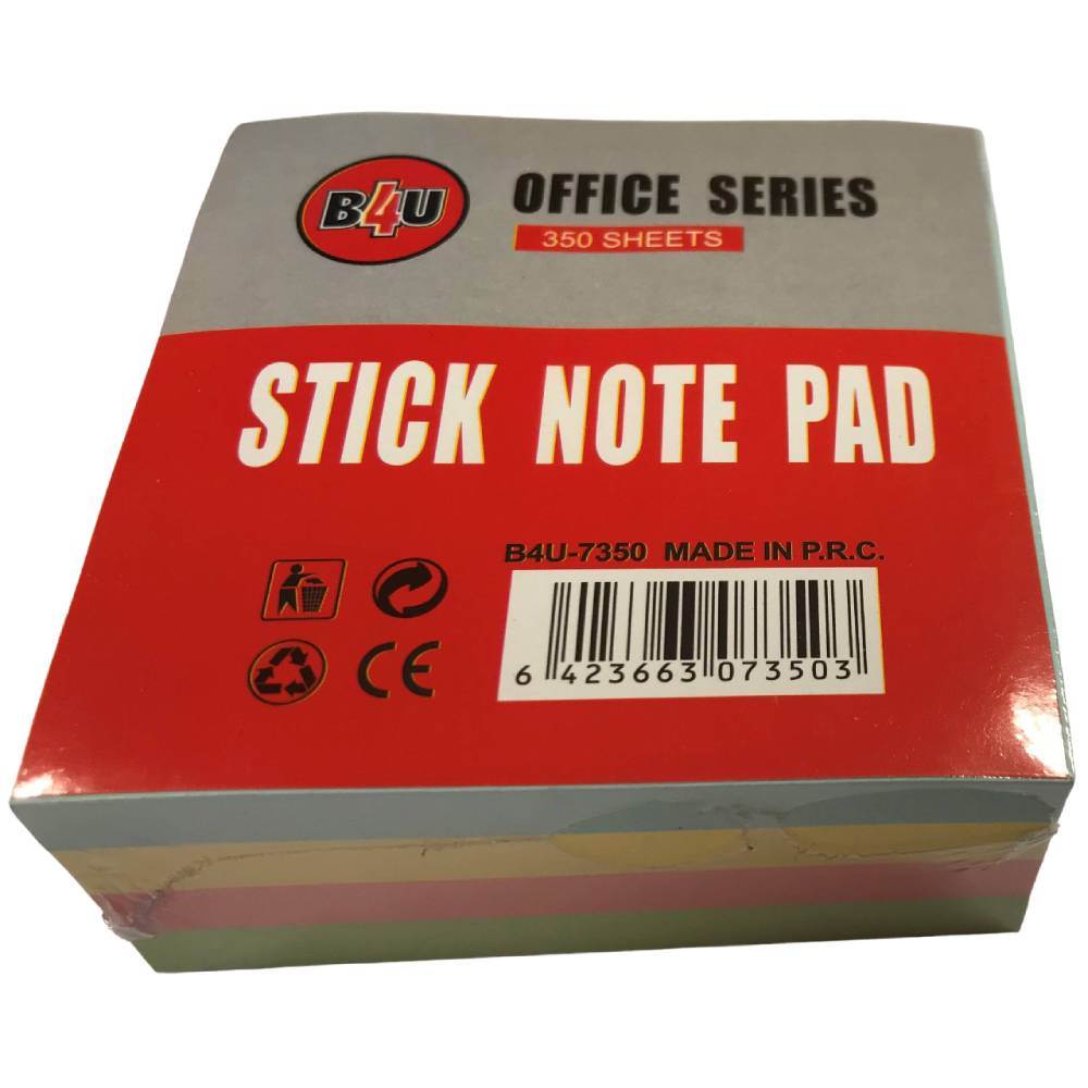 preț metru cub beton Cub notite adezive sky 76x76mm, 4 cul pale, 350file, 168buc/bax