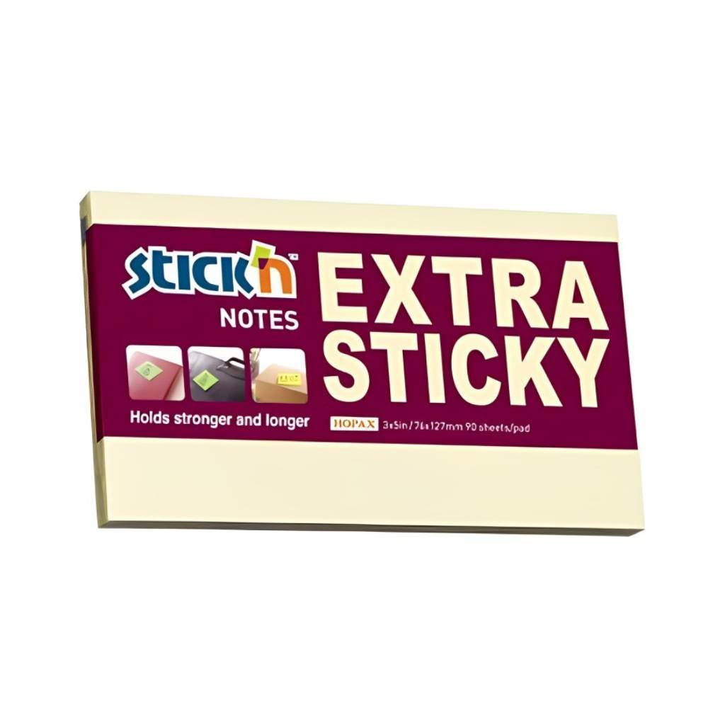 vertical file holders Notite adezive 76x127mm, galben pal hopax