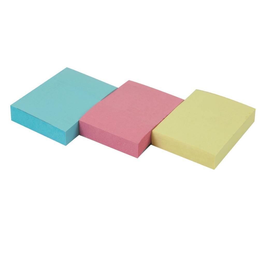 Notes & Cuburi hartie - Notite adezive 76x50mm, diverse culori intense, depozituldns.ro