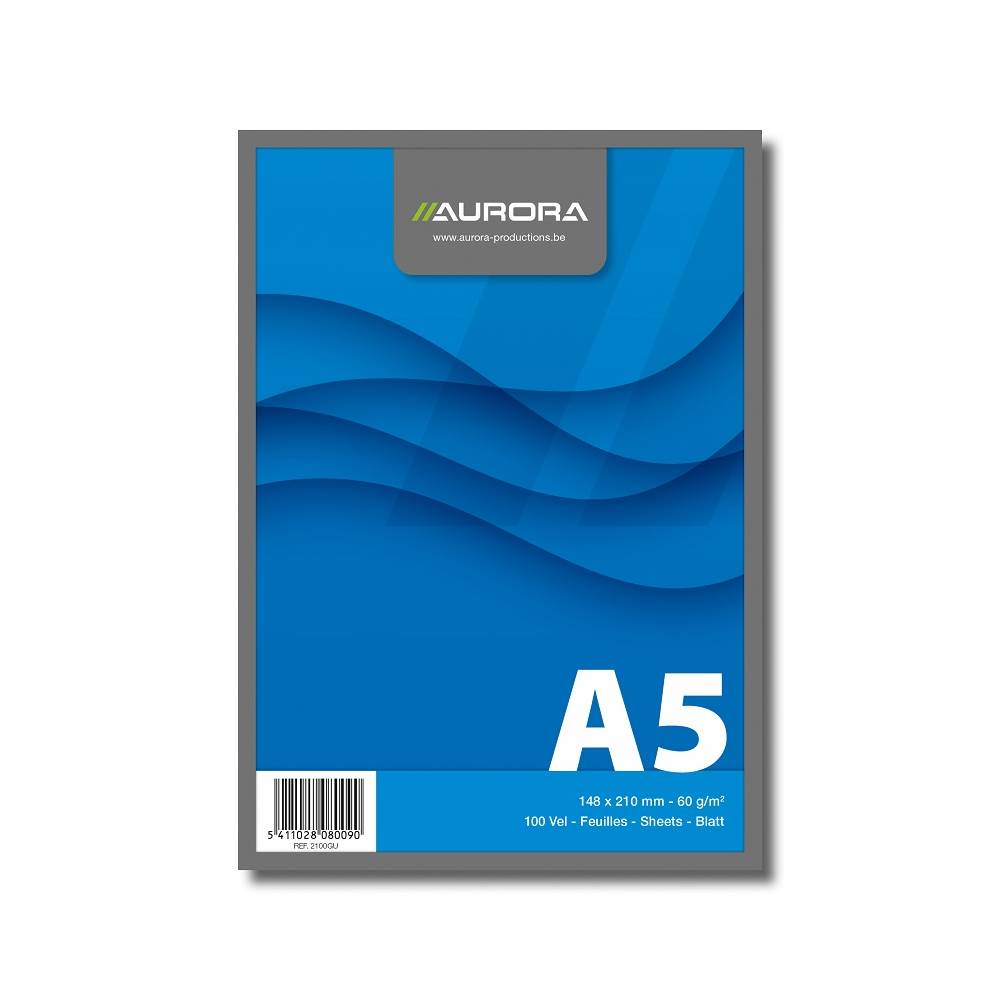 vertical file holders Bloc notes a5, 100 file velin brosat