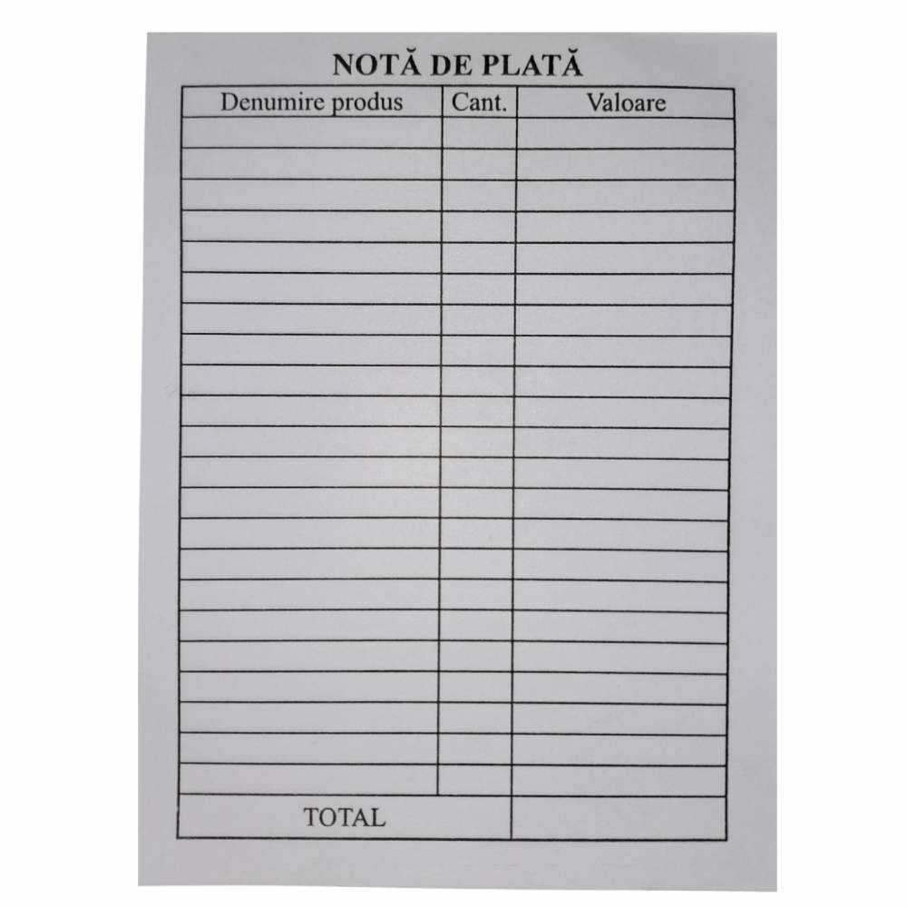 apa plata 0.5 ieftina Nota de plata a6 vertical 100file