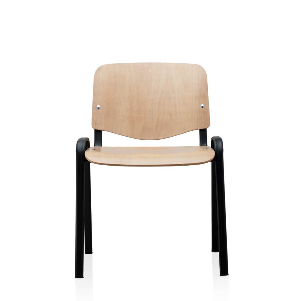 Office Furniture Scaun vizitator felicia rio din lemn, negru