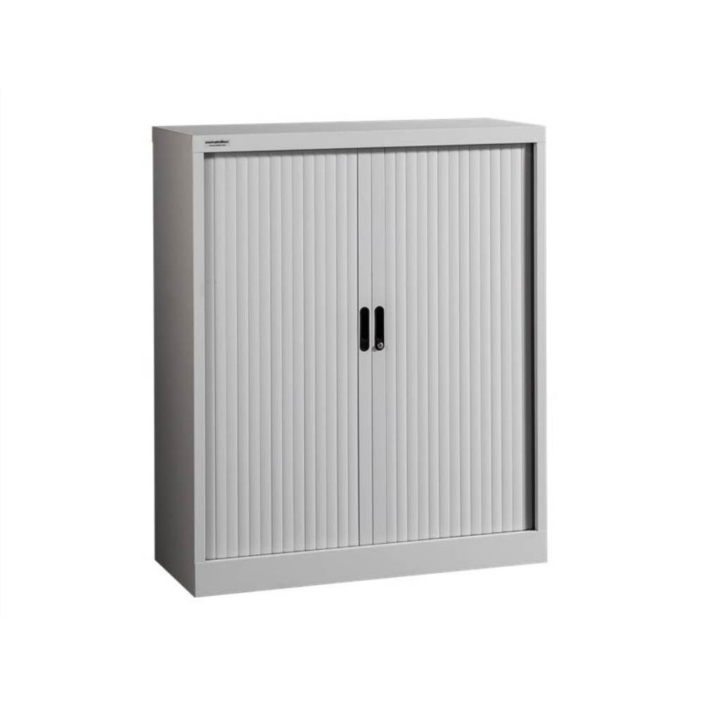 sarma zincata 2 mm kg/ml Dulap metalic, 2 usi pliante, 2 polite, 50 kg/polita, 1000x420x1200mm, gri, b4u, montat