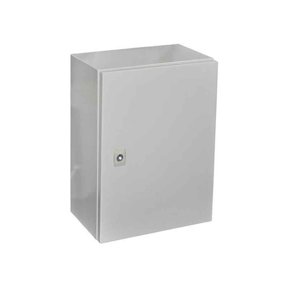 dulap textil Dulap metalic, 1 usa, 500x400x200mm, cu contrapanou, gri