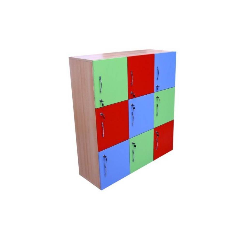 Dulap individual elevi cu 9 compartimente 1100x400x1500mm