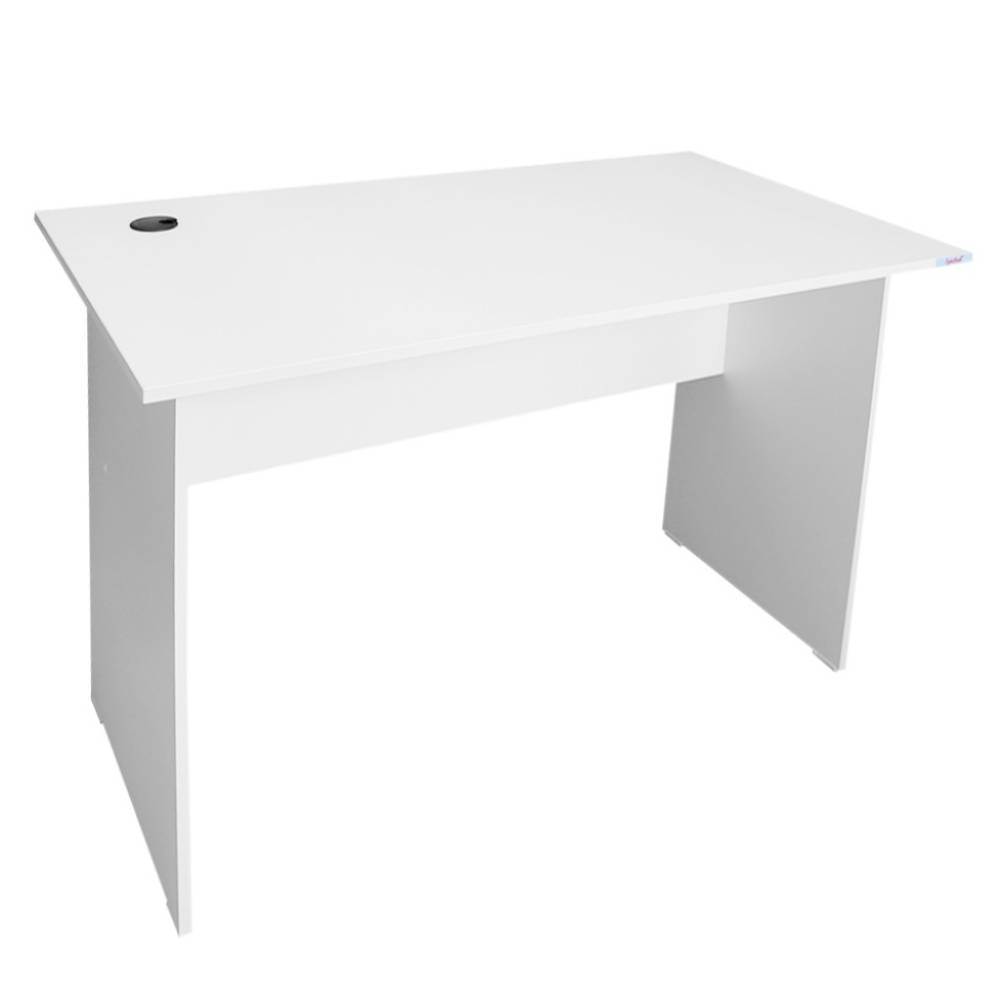 Birou pentru calculator din pal 130x75x70cm alb