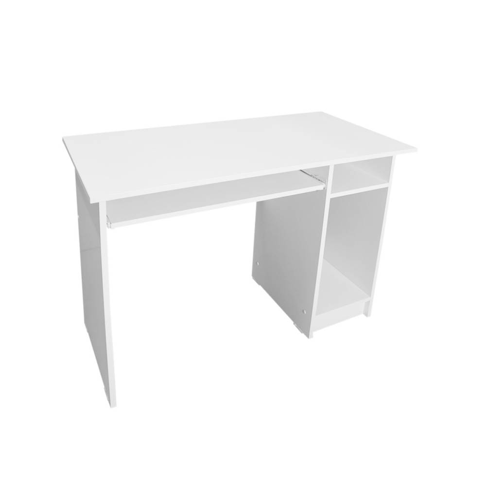 Desks Birou pentru calculator din pal 100x74x50cm alb