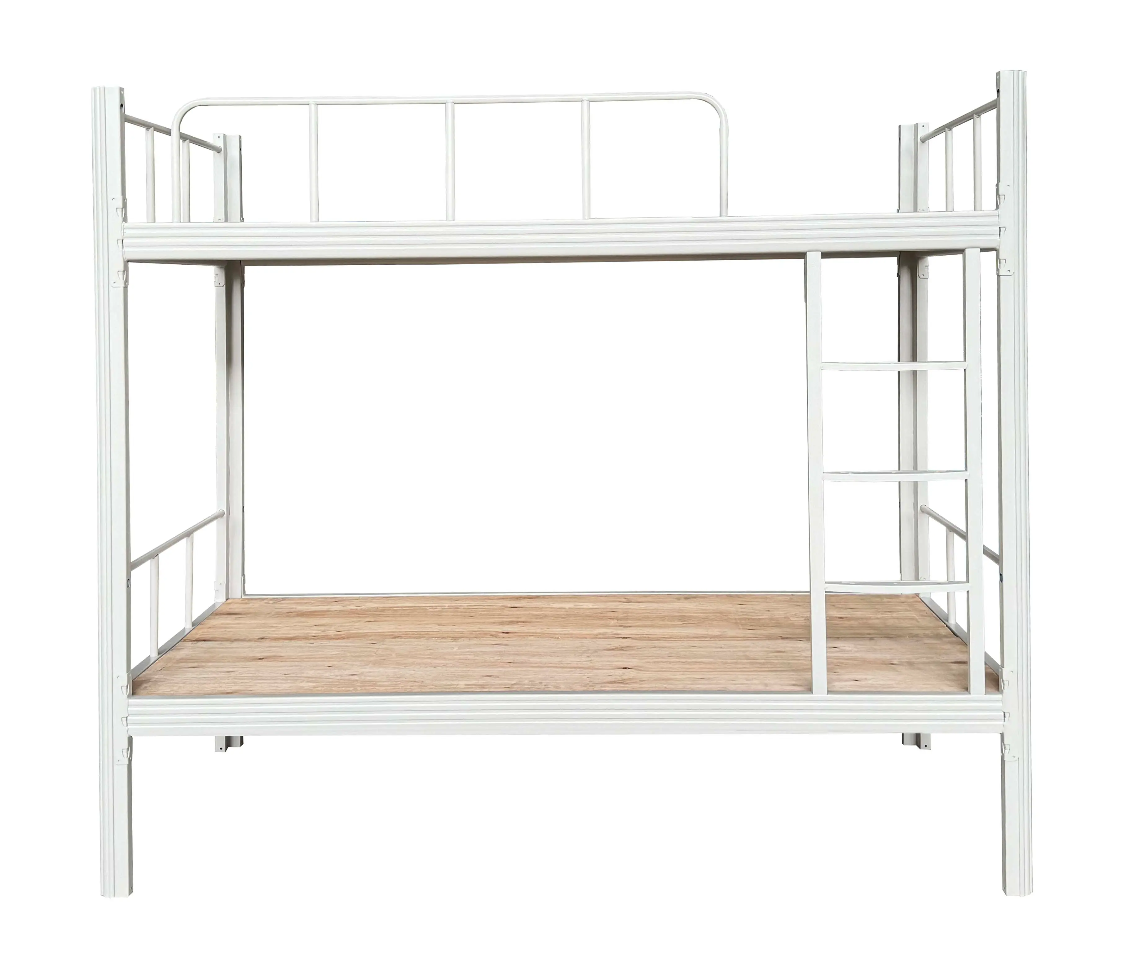 Beds & Bed Frames Pat supraetajat metalic 2 persoane, gri, 200x90xh180 cm b4u