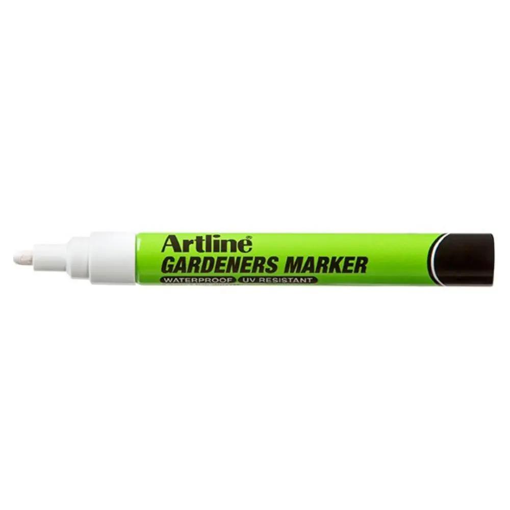 Office Instruments Marker pentru gradinarit varf rotund 2.3mm alb artline gardeners