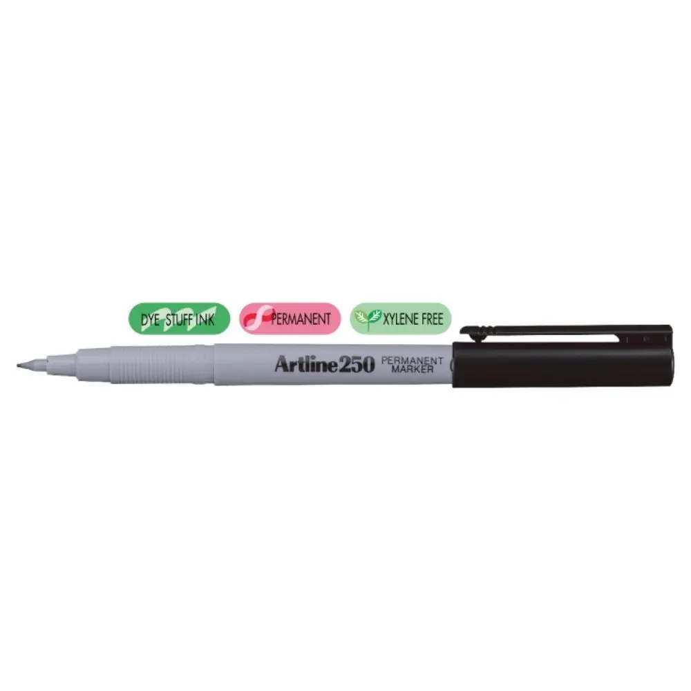 Markers & Highlighters Marker permanent varf rotund 0.4mm negru artline 250