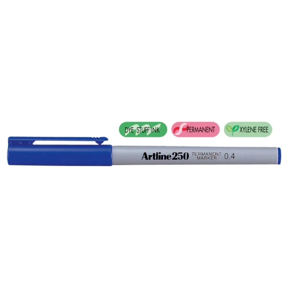 ARTLINE Marker permanent varf rotund 0.4mm albastru artline 250