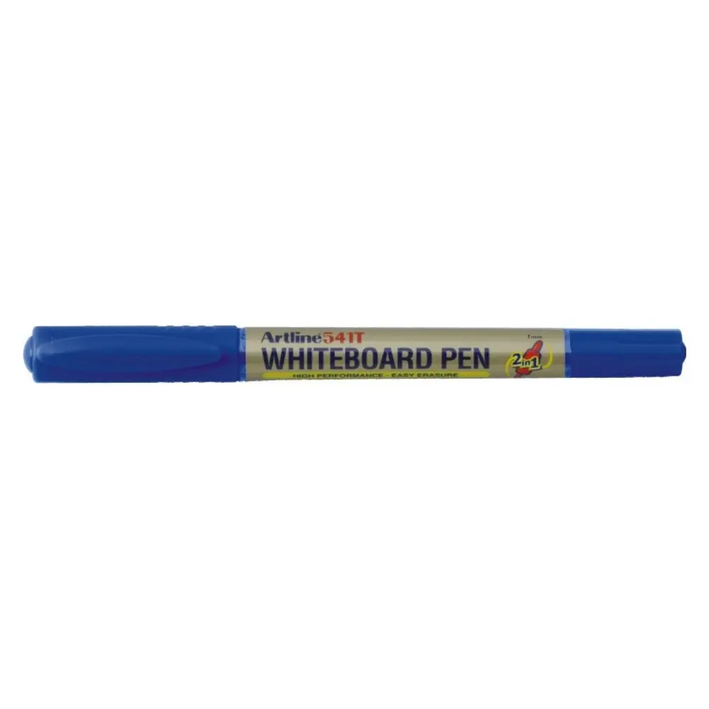 ARTLINE Marker pentru tabla cu 2 capete varfuri rotunde 0.4 si 1mm albastru artline 541t